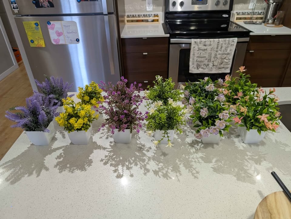 12 Packs Artificial Lavender Eucalyptus Plants – Fake Flowers fo - photo 2