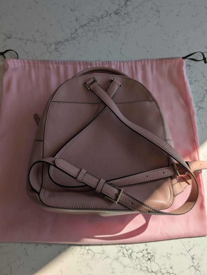 Kate Spade Leather Backpack – Blush Pink - photo 2