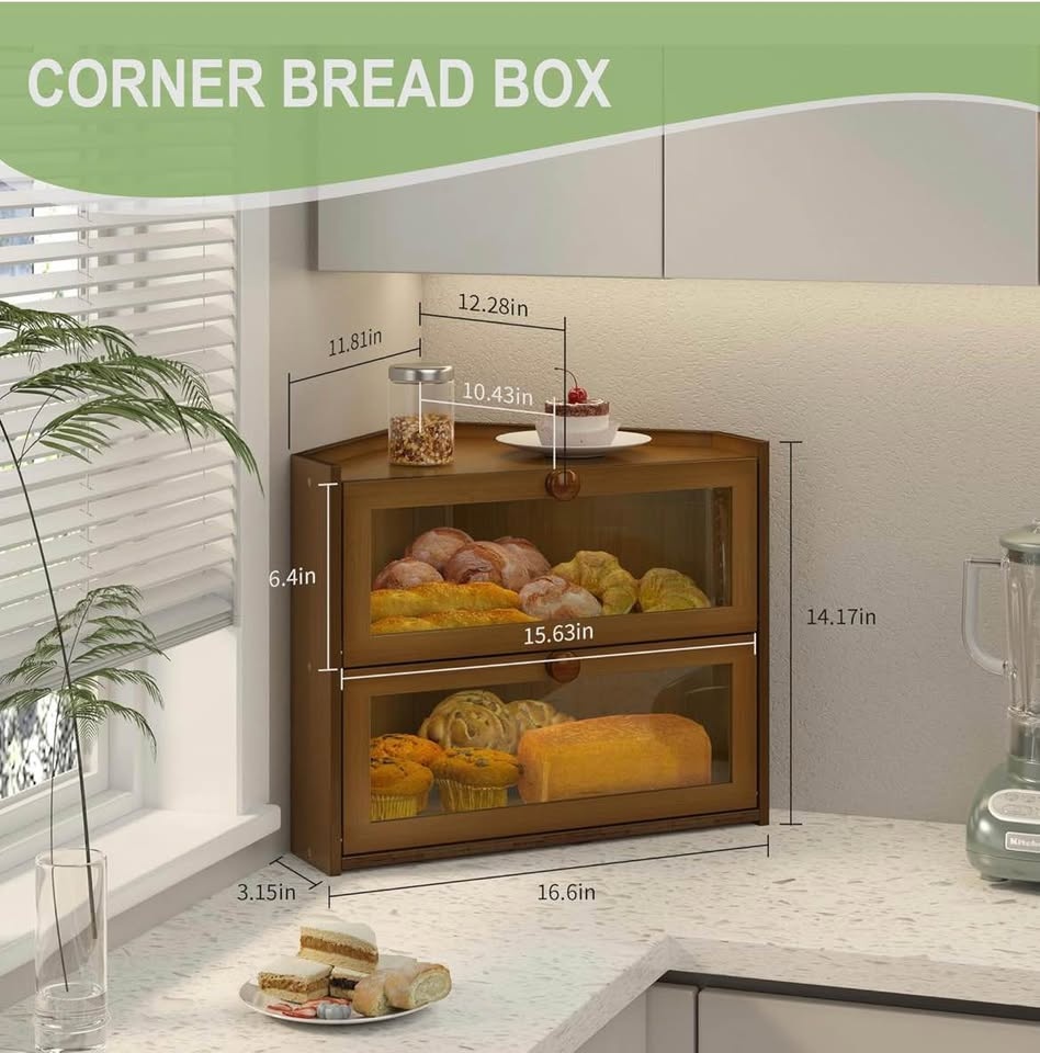 Corner Bread Box - PLS READ DESCRIPTION - photo 2