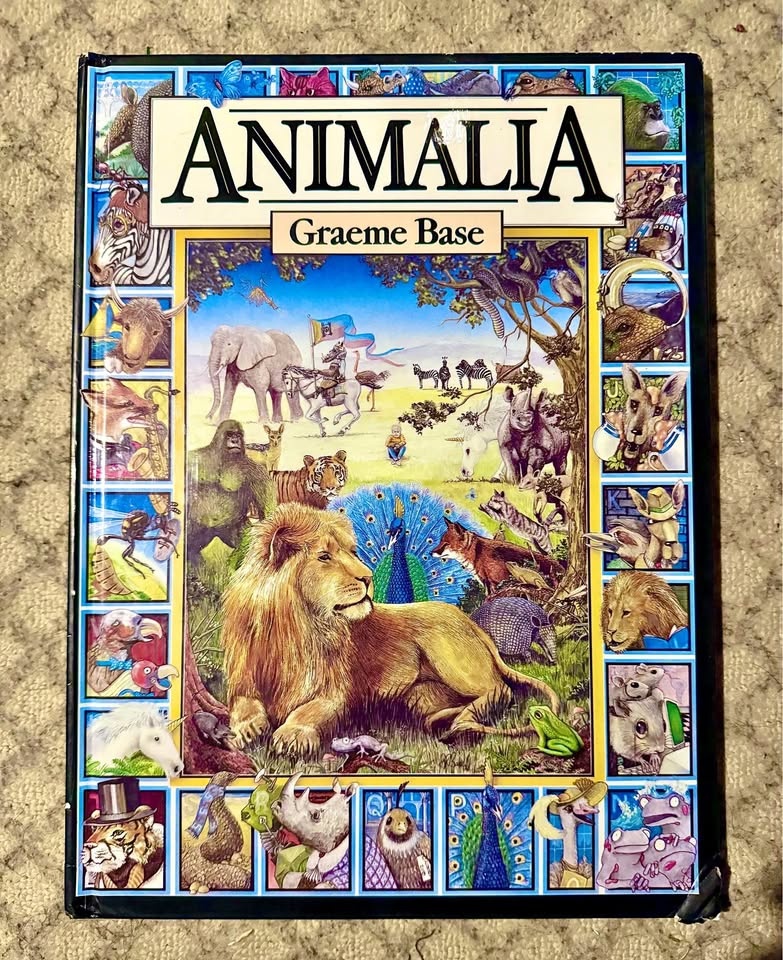 Graeme Base Animalia Hardcover Book