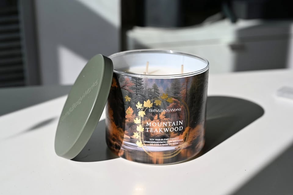 Bath & Body Works Mountain Teakwood Candle (411g)