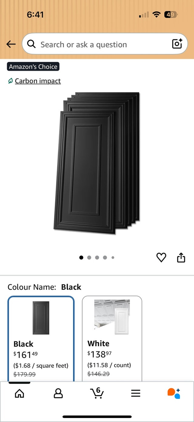 9 Sheets of Used Black Molding - photo 2