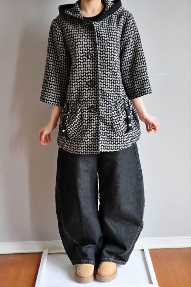 Cool Pattern Hooded Jacket
