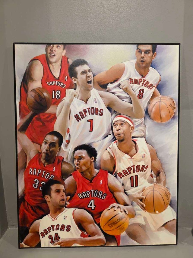 Toronto Raptors Wooden Picture - photo 3
