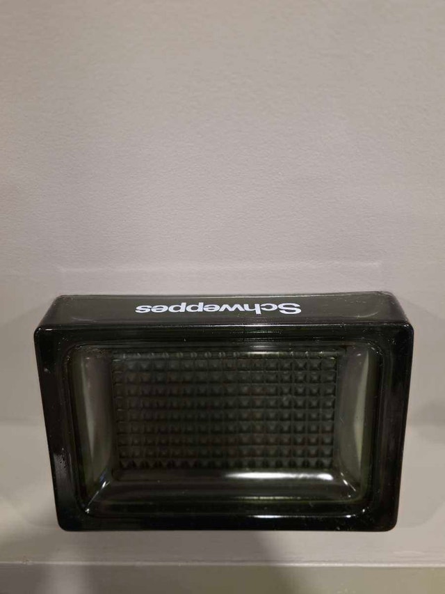 Glass Schweppes bar dish - photo 3