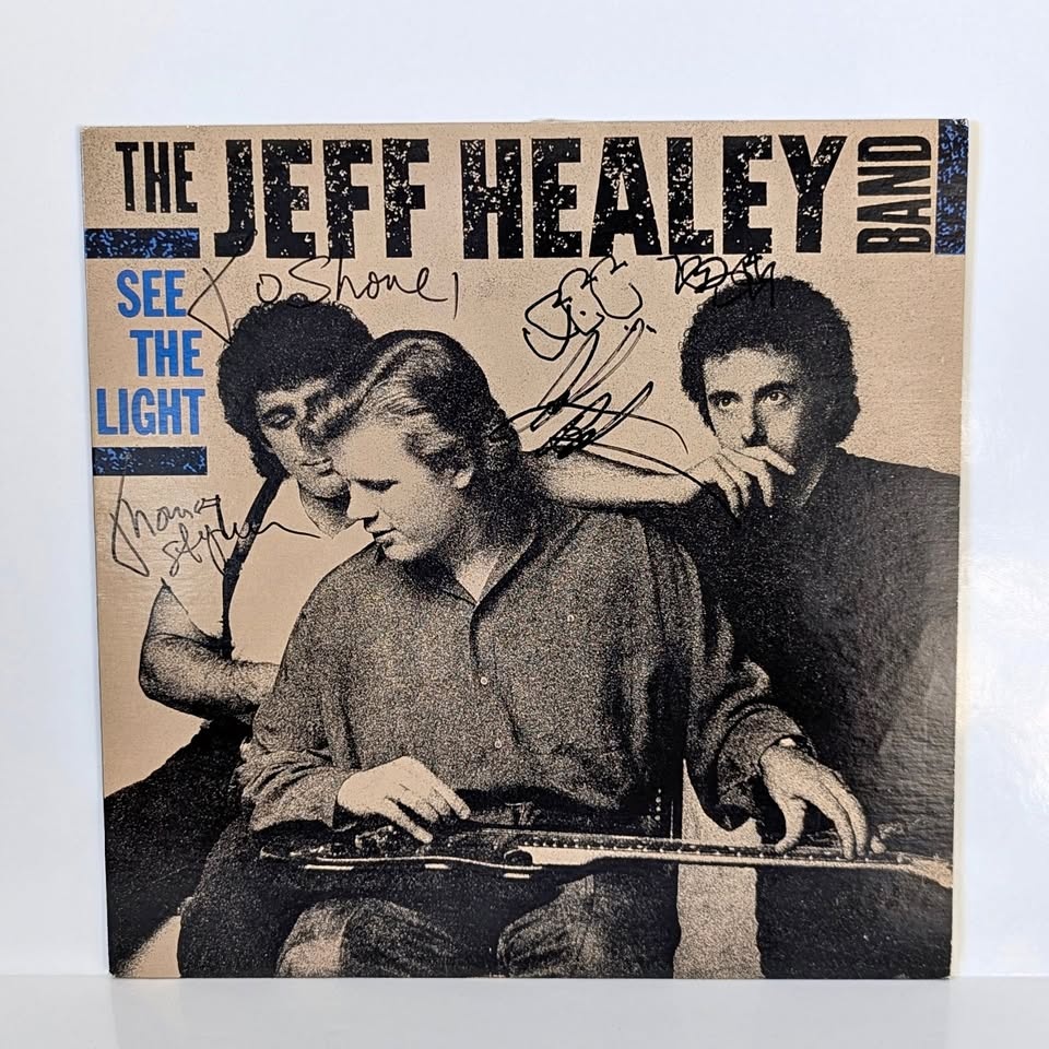 Jeff Healey Autographed Album