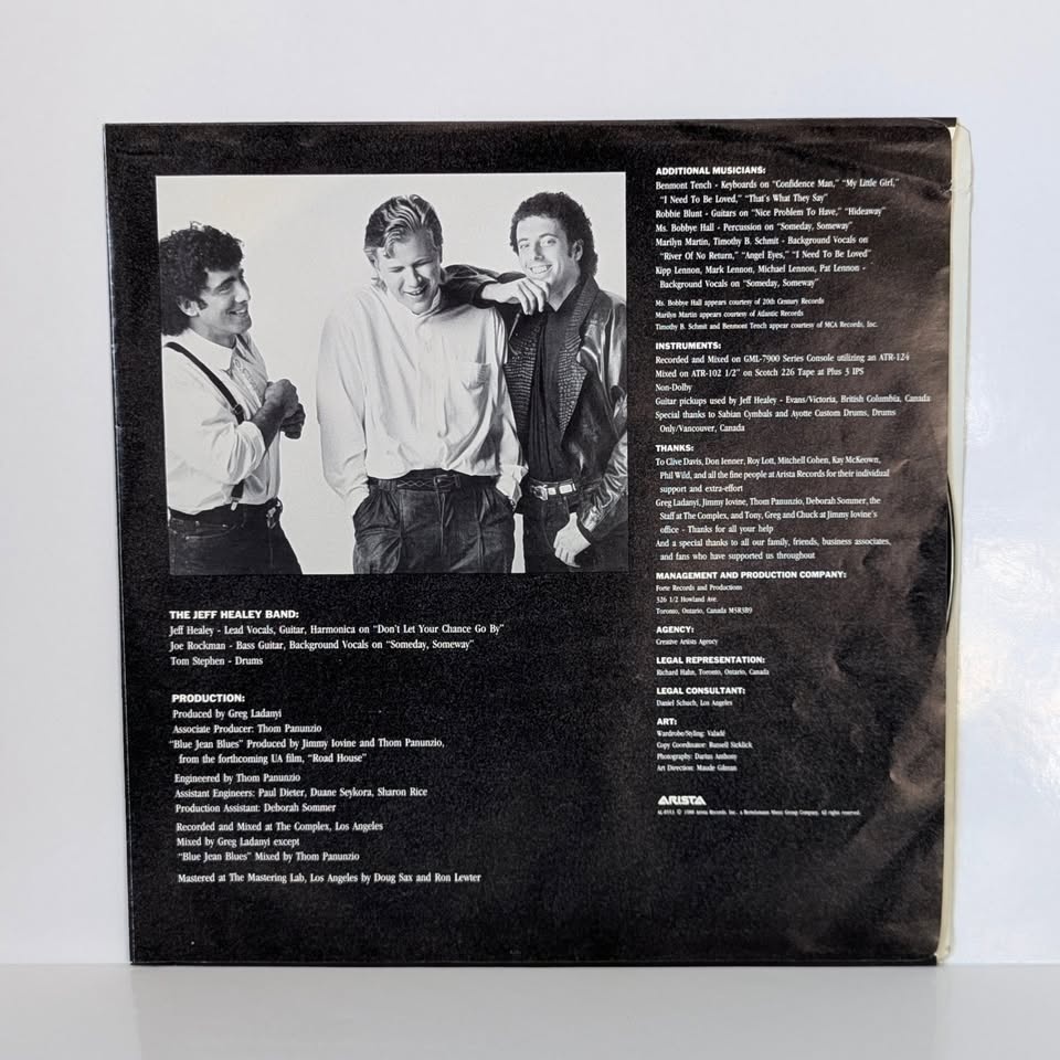 Jeff Healey Autographed Album - photo 4