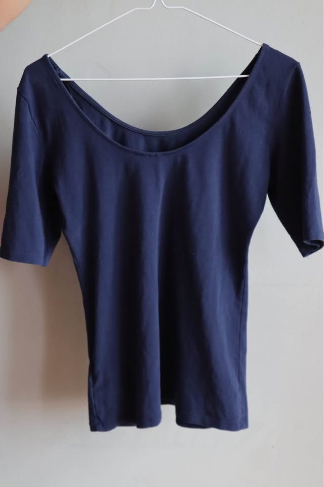 Navy Blue Varsity City T-Shirt Elbow Sleeve - photo 2