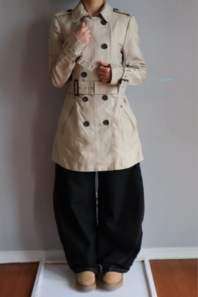 Classic Beige Trench Coat - photo 4