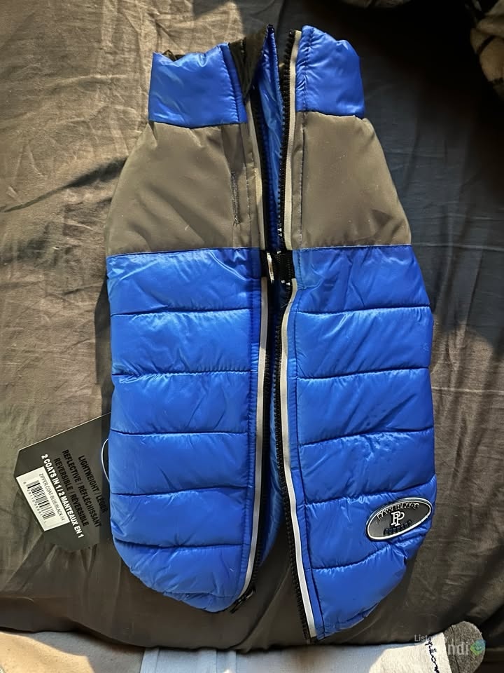 BNWT 2 Coats in 1 Pawsh Pads Puppies Reversible Dog Coat - photo 2