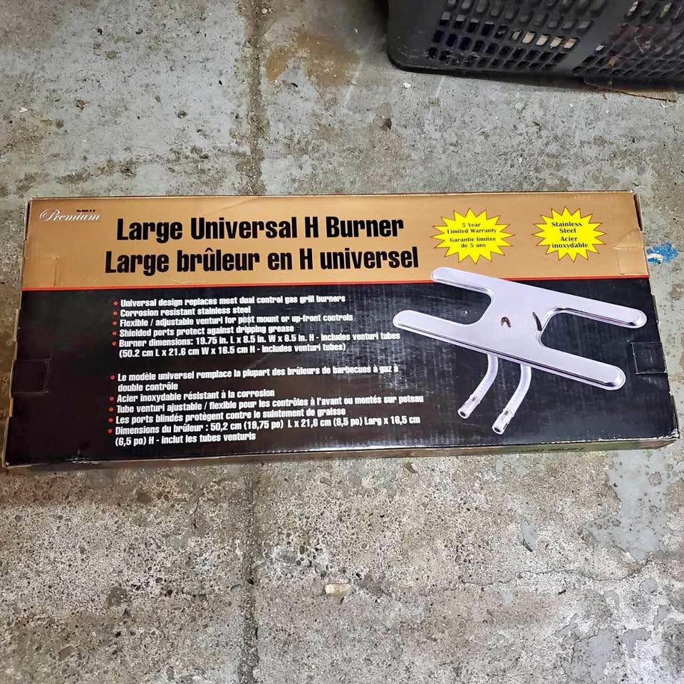 Premium Grill NEW Large H Burner Replacement (4 Avail)