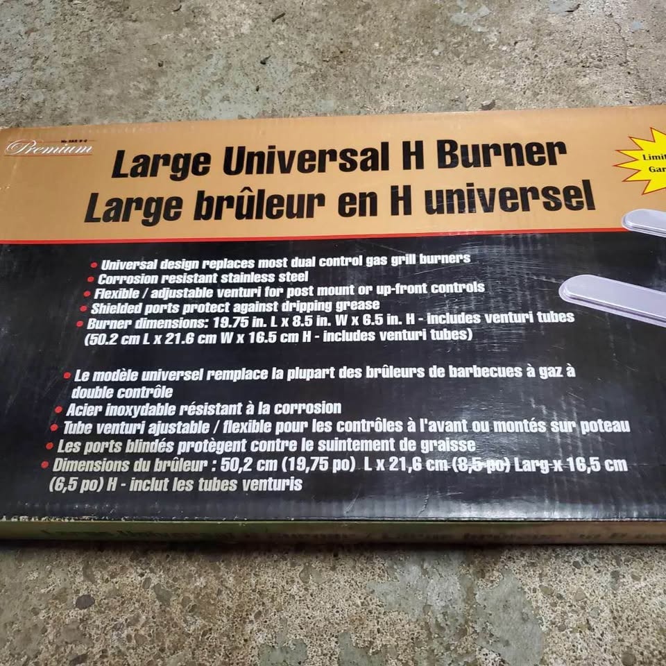 Premium Grill NEW Large H Burner Replacement (4 Avail) - photo 2