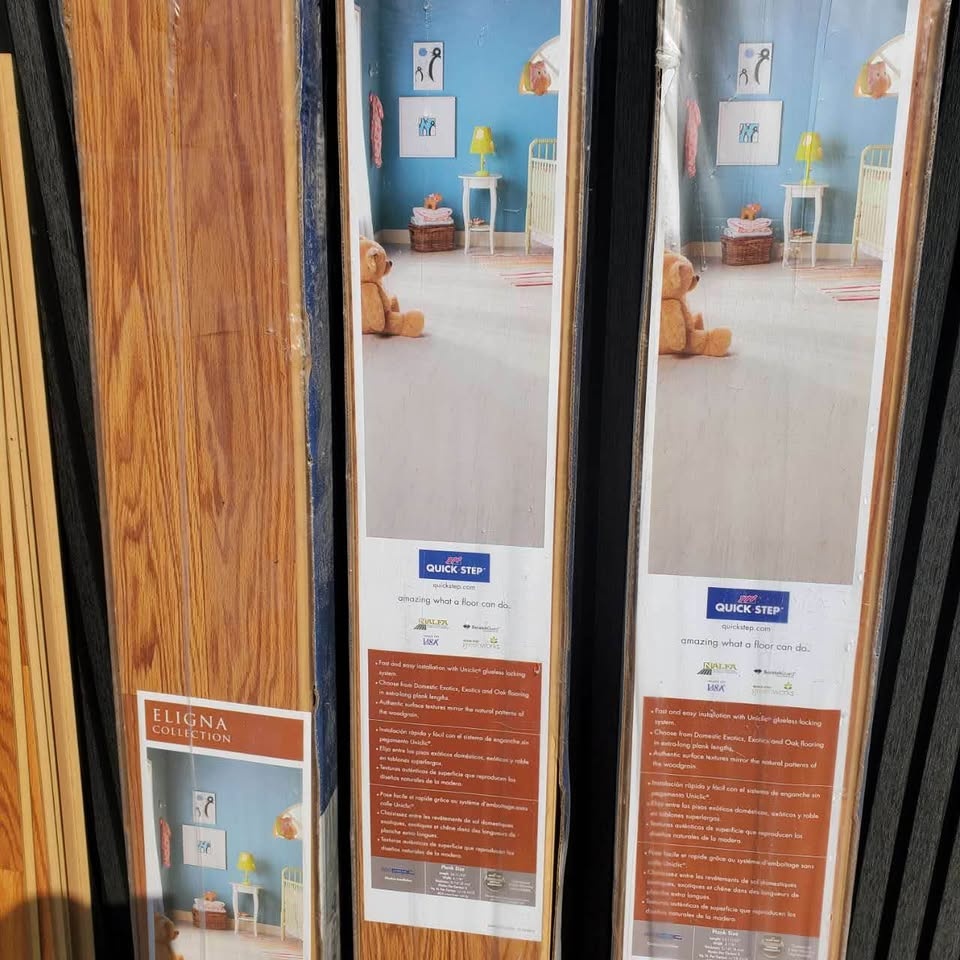 USA Laminate Flooring Oak Woodgrain Quick Step Legna Made in USA - photo 3