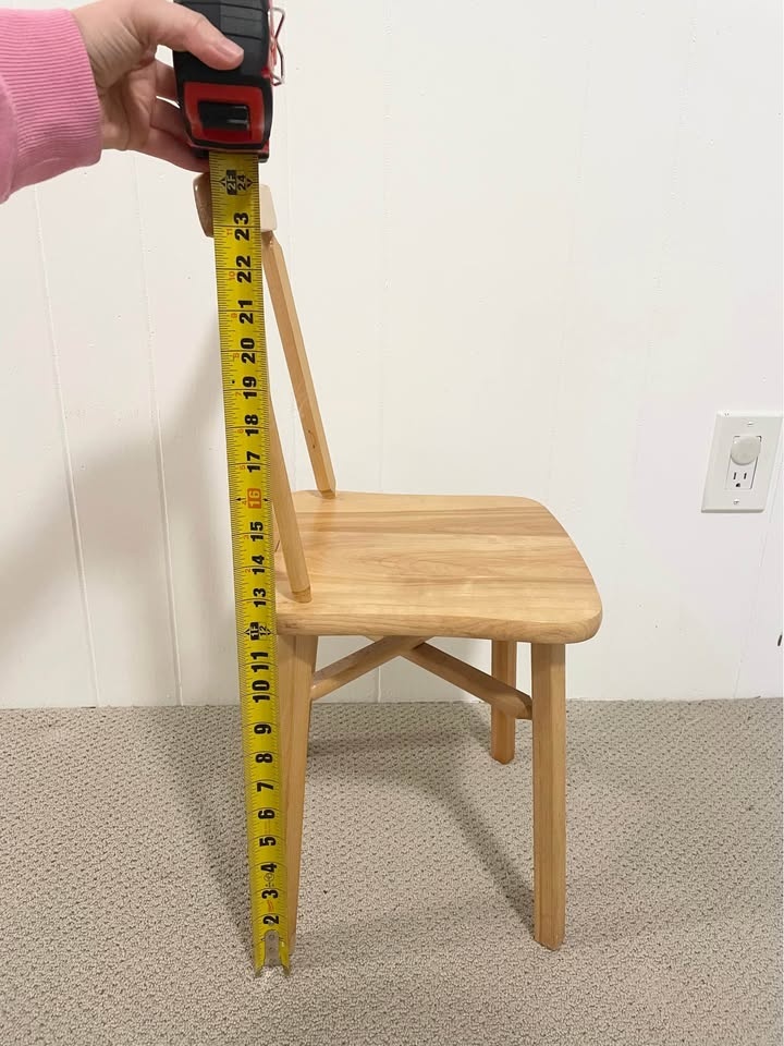 Vintage Solid Wood Kids Chair - photo 3