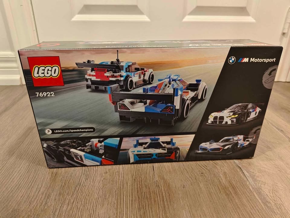 BNIB LEGO 76922 Speed Champions BMW M4 GT3&Hybird V8 Race Cars - photo 2