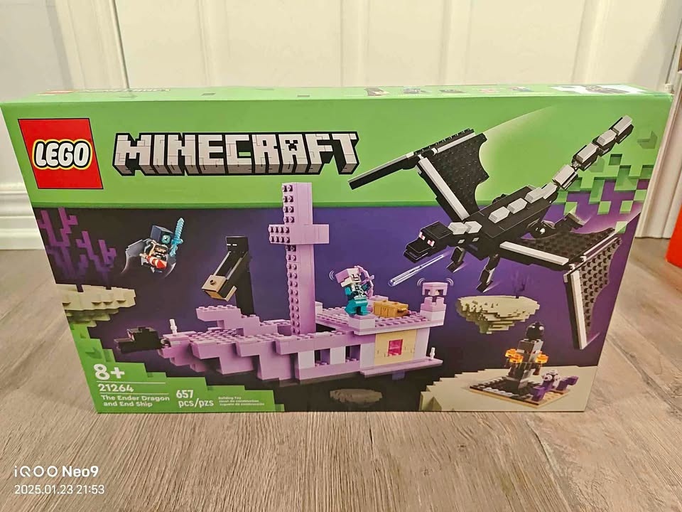 BNIB LEGO 21264 Minecraft The Ender Dragon and End Ship