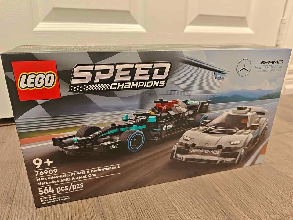 BNIB LEGO 76909 Speed Champions Mercedes-AMG F1 W12 E Performanc