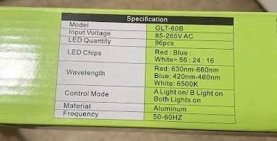 BRAND NEW 2FT T5 LED Grow Light 2-Pack - Full Spectrum Kit - photo 4