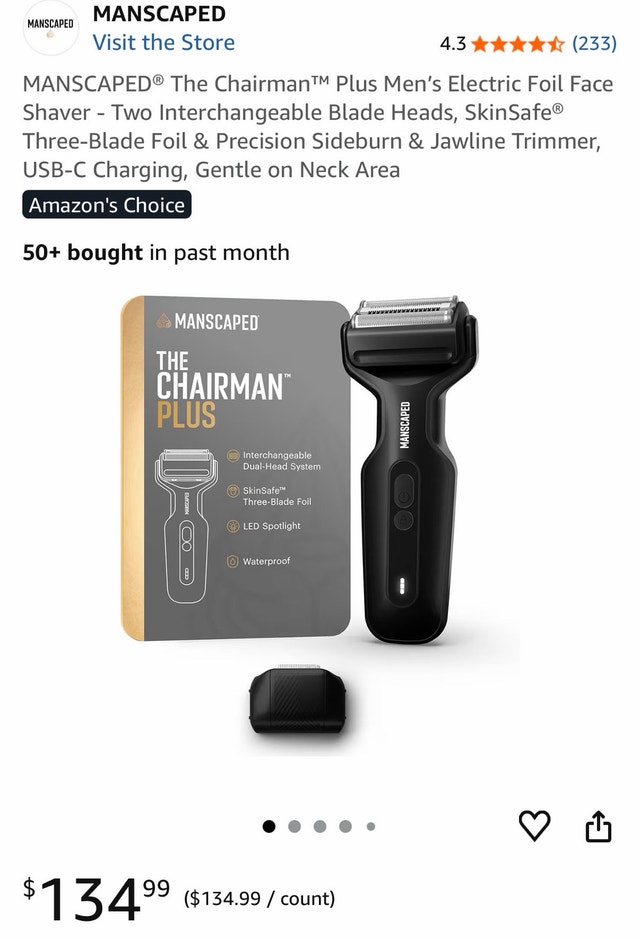MANSCAPED The Chairman Shaver