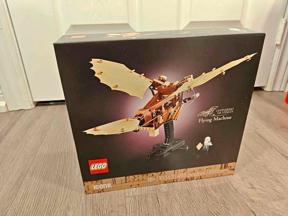 BNIB LEGO 10363 Icons Leonardo da Vinci's Flying Machine