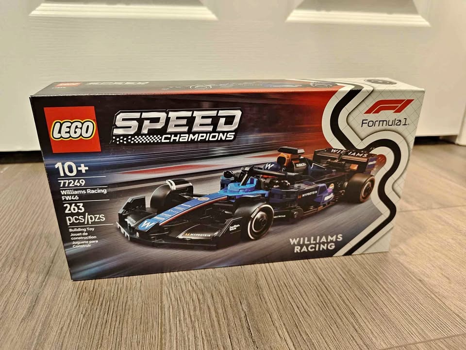 BNIB Lego Speed Champions 77249 Williams Racing FW46 F1