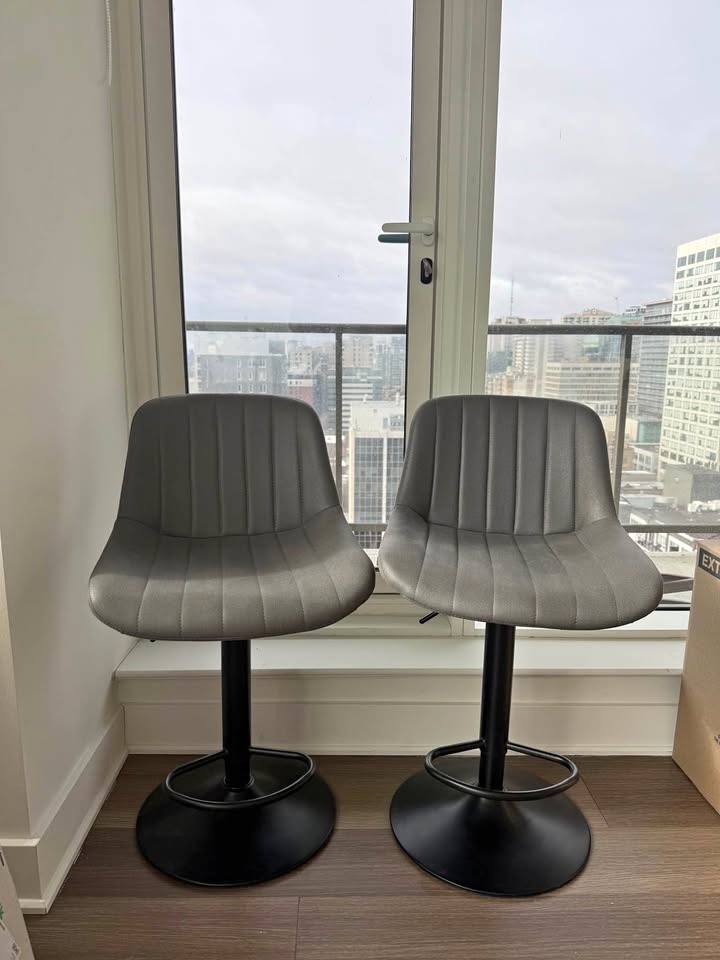 Adjustable Bar Stools Set of 2