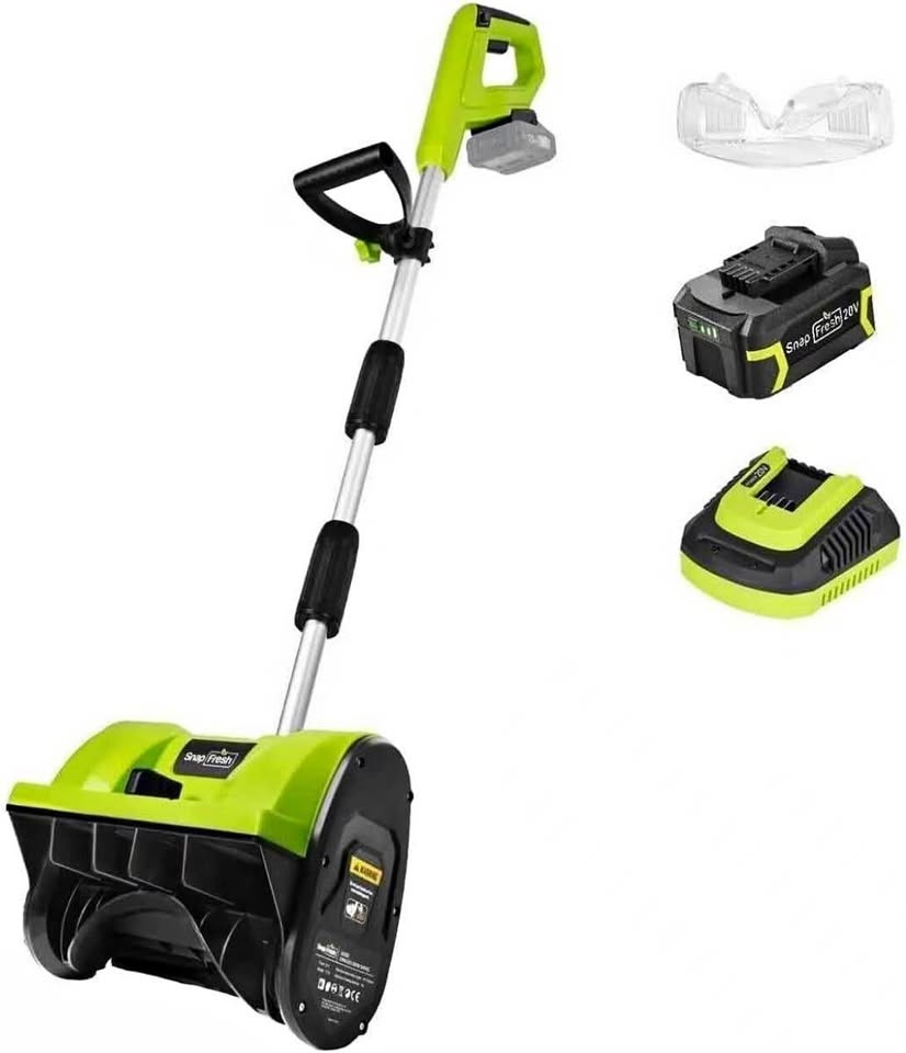 SnapFresh 20V Snow Shovel Kit, 12" Thrower