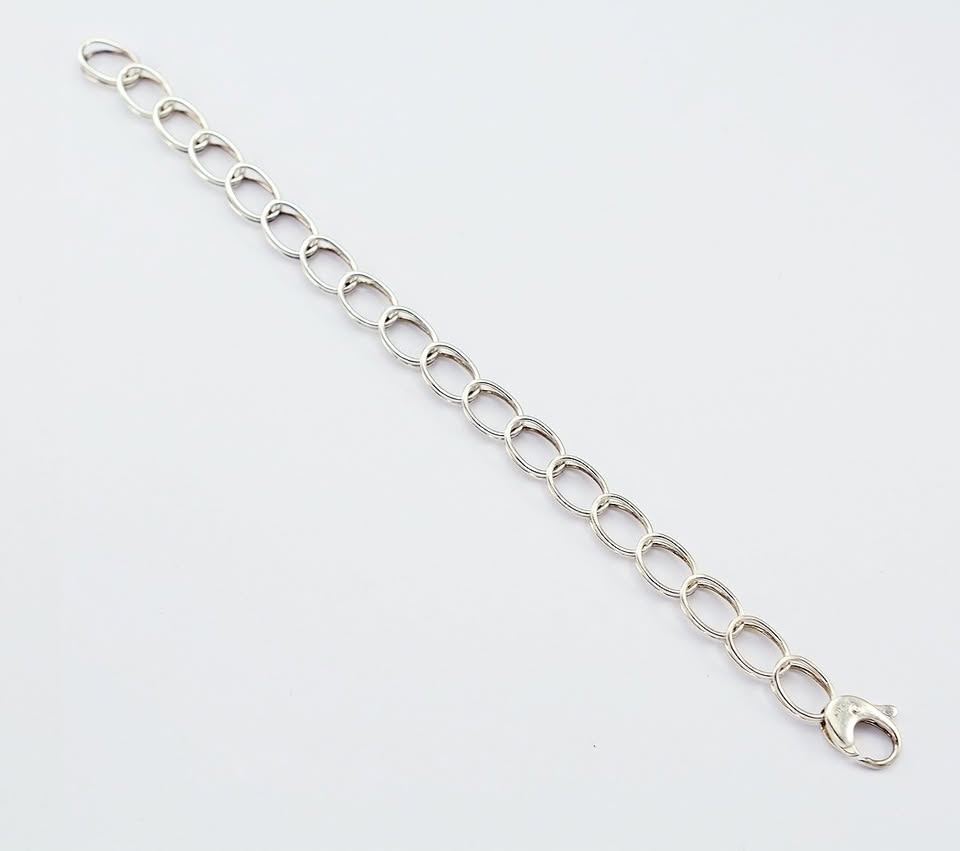 Tiffany & Co. Sterling Silver Oval Link Chain Bracelet - 7.5" - photo 2