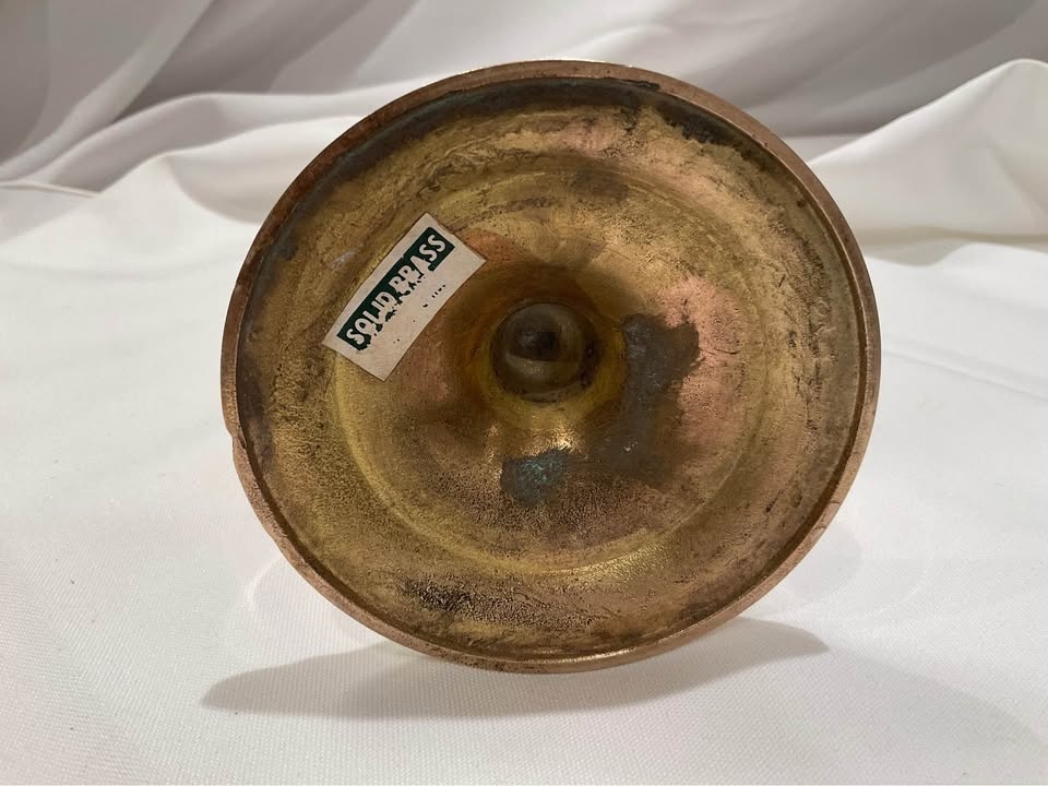 Vintage Solid Brass Candlestick - 10" - photo 5