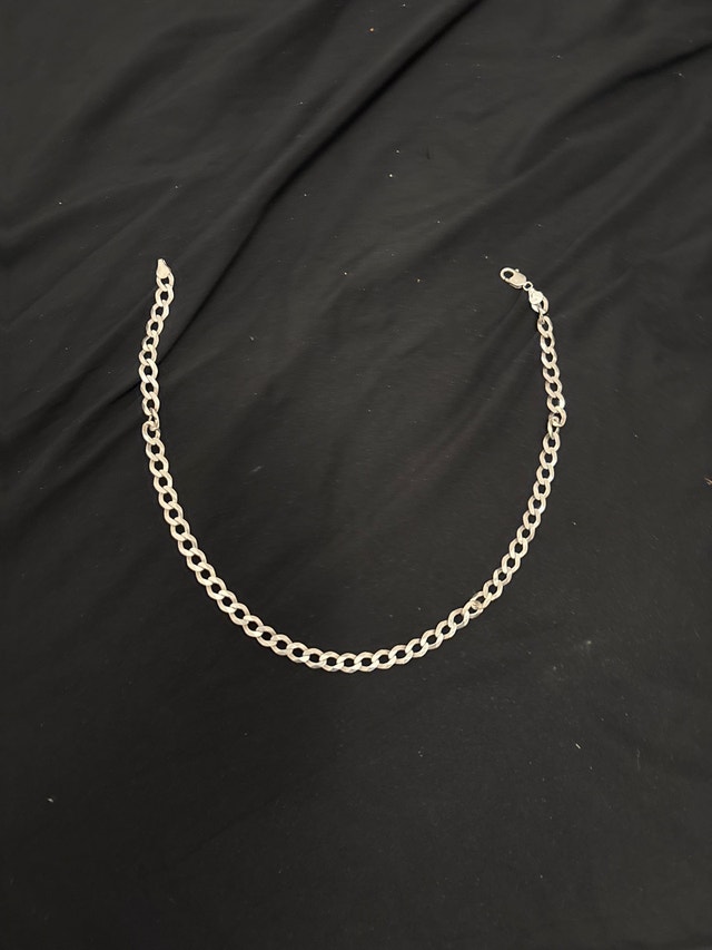 925 Stamped Silver Necklace (Free Hat)