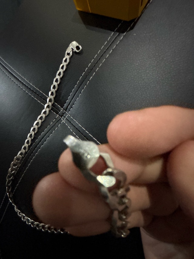 silver necklace - photo 2