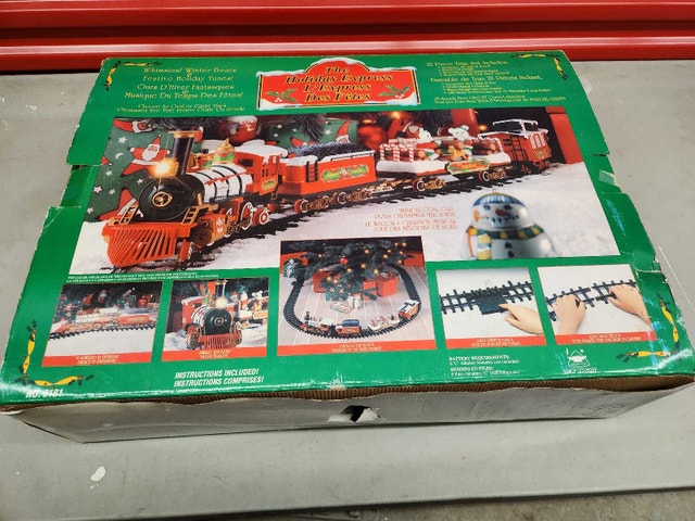 New Bright Holiday Express Train Set