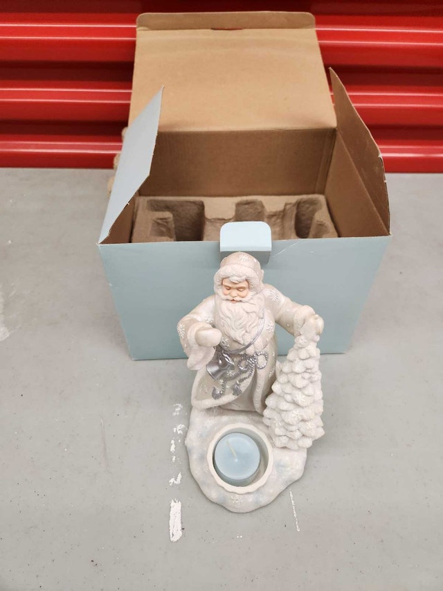 Partylite Santa Candle Holder