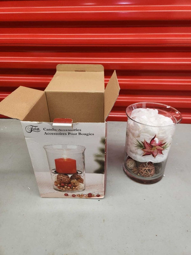 Fern Candle Holder with Decorations - photo 2