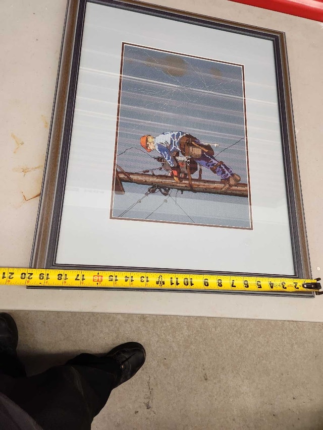 Evelyn Studio Artwork - Lineman Cross-Stitch - photo 3
