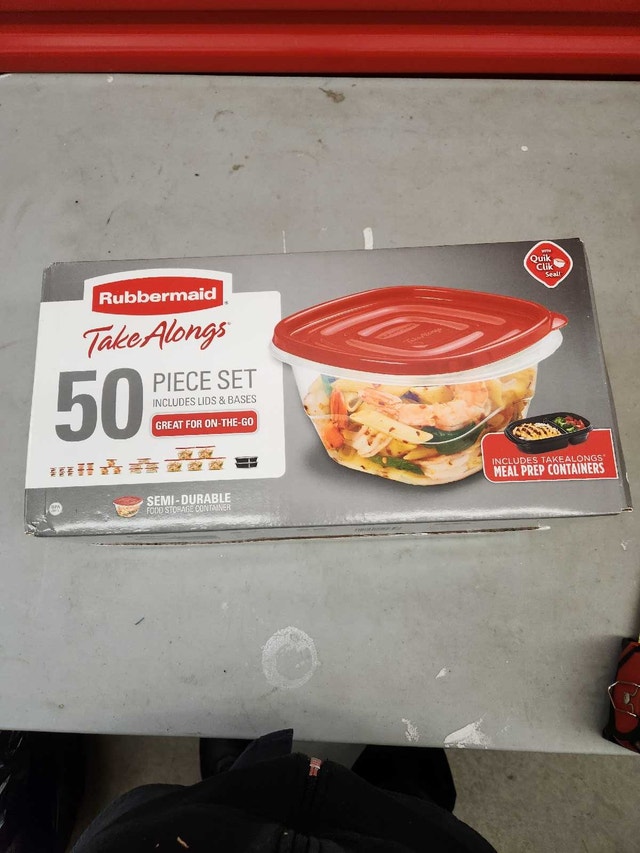 Rubbermaid TakeAlongs 50-Piece Food Storage Set