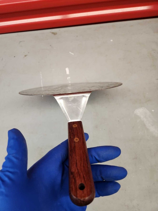 Used Pizza Peel with Wooden Handle - photo 2