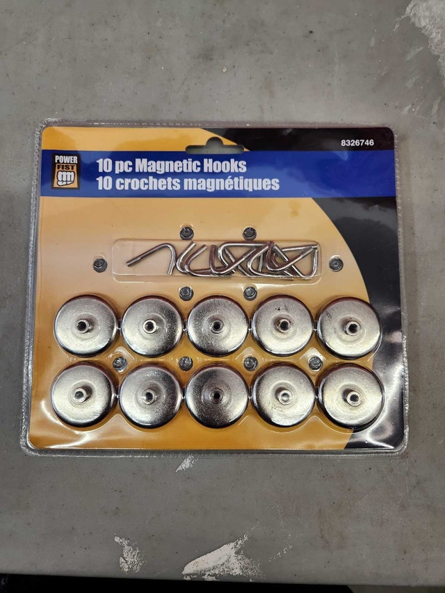 Power Fist Magnetic Hooks - 10 Pack
