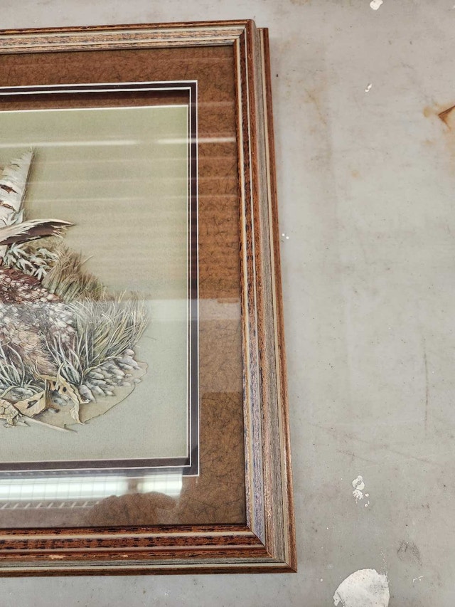 Fawn Print - Framed Woodland Scene Art - photo 2