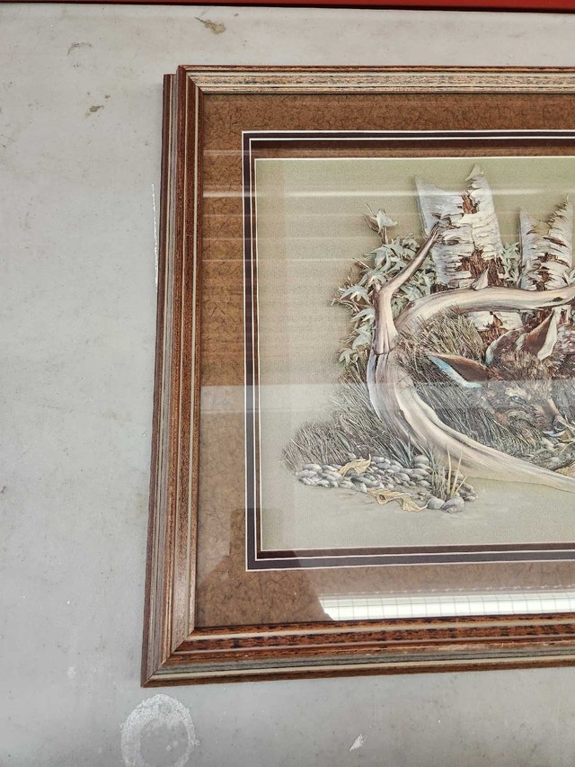 Fawn Print - Framed Woodland Scene Art - photo 3