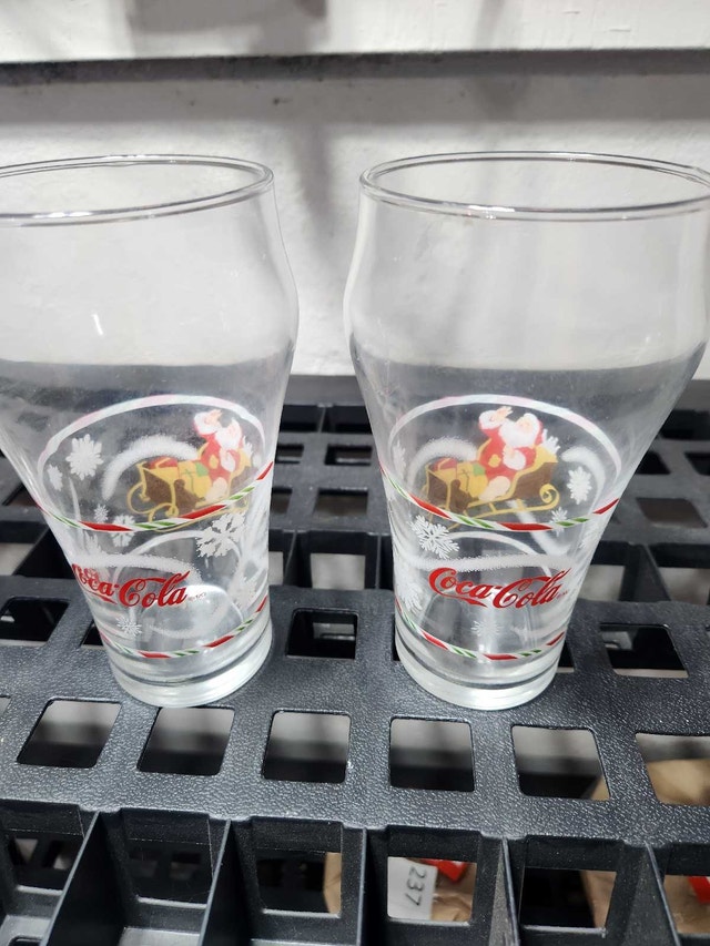 Coca-Cola Santa Glasses - photo 2