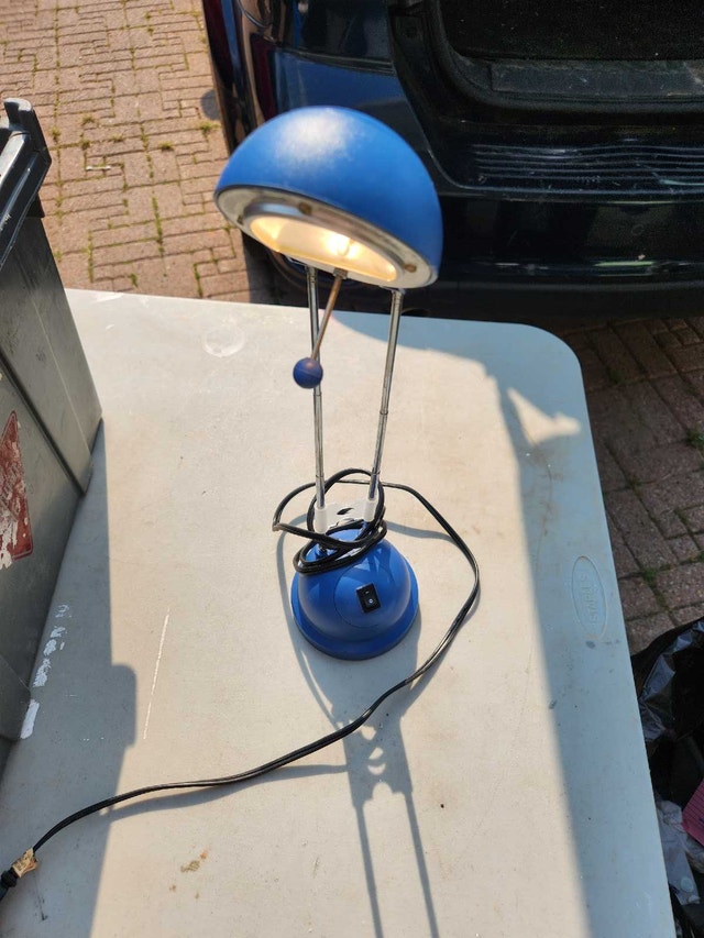 Blue Modern Desk Lamp