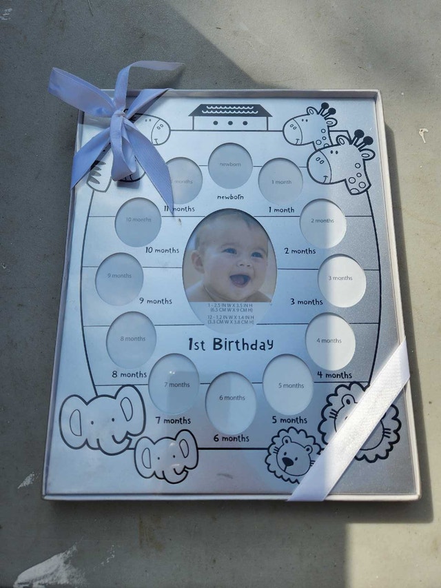 Baby's First Year Picture Frame