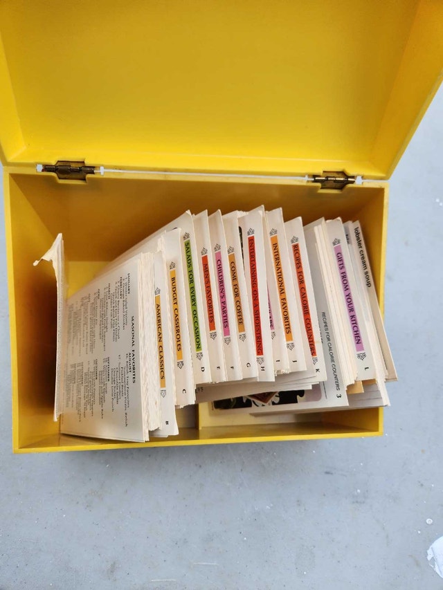 Betty Crocker Recipe Box