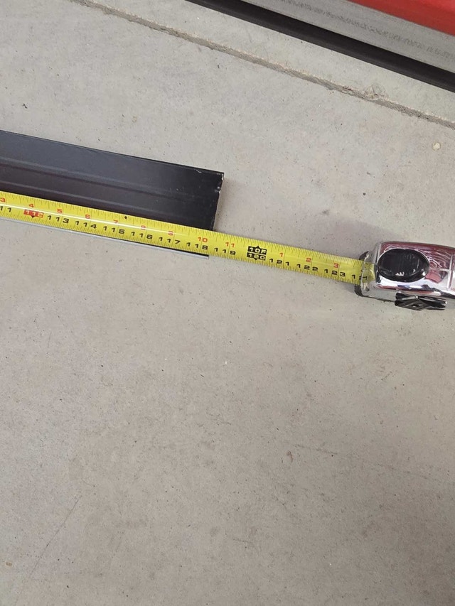 6 Pieces of Black Drip Edge - 119" Long - photo 2
