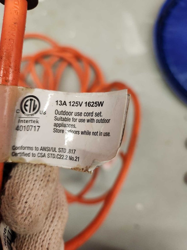 Outdoor Extension Cord