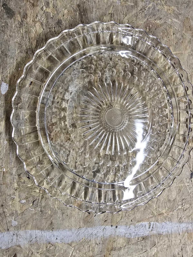 Glass Serving Plate