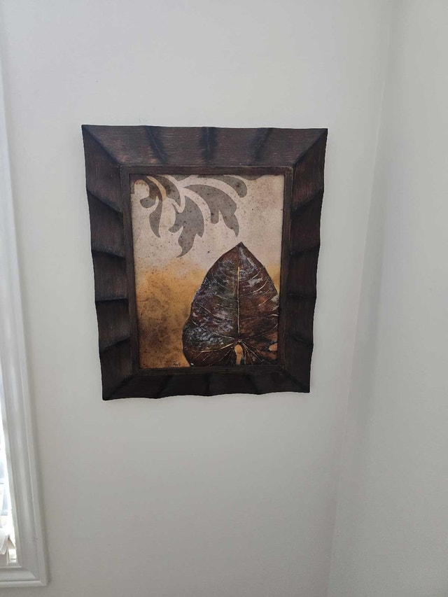 Decorative Leaf Design Wall Art - 24" x 28" - photo 2