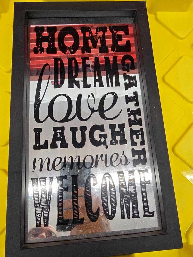 Charming Wall Art - Home, Dream, Love, Laugh, Gather, Memories,