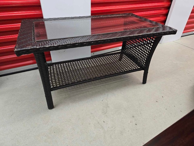 Wicker Patio Table